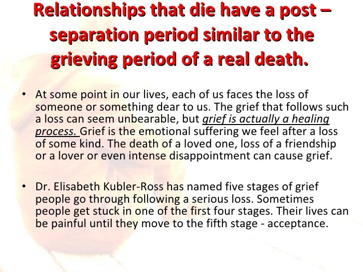 Stages Of Ruin And Loss Relationships Stages Of Come unstuck And Loss Relationships